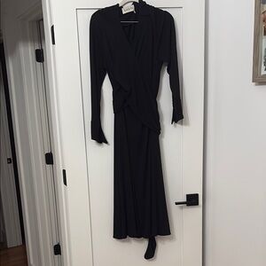 LANVIN Black Midi Dress